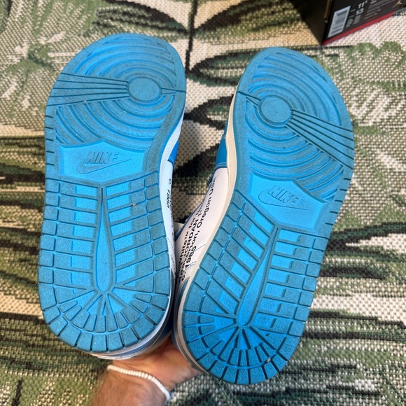 Nike Air Jordan 1 High Off-White University Blue UNC Men’s Size 11.5 - Picture 7 of 10